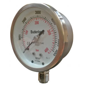Flowstar - Pressure Gauges, Budenberg 736 Stainless Steel Pressure Gauge